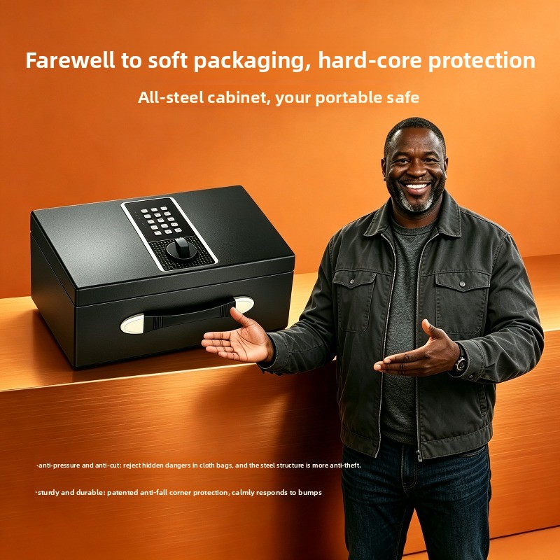 Electronics Gadgets For Home - Electronic Password Fireproof Waterproof Shockproof Safe