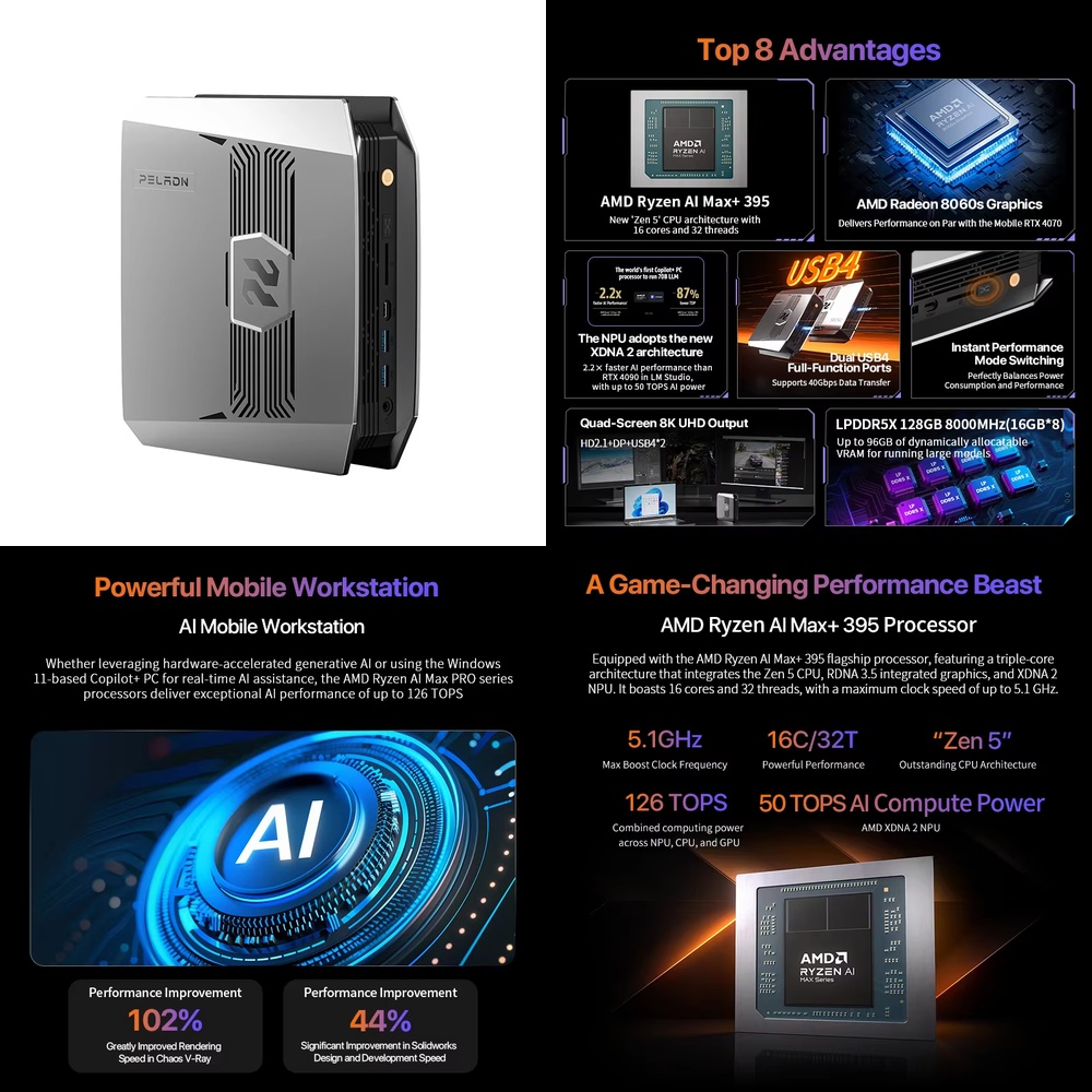 Mini Pc Windows - OpenClaw Ryzen AI Max+ 395 Mini