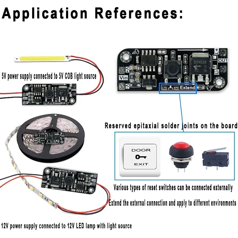 Electronics & Gadgets Starting With D - Micro Button Dimming Board Key Module