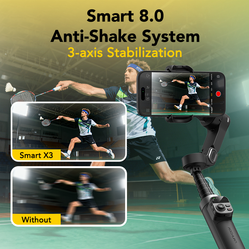 AOCHUAN Smart X3 360° Pan Rota - đánh giá và giá Auto Tracking Tripod