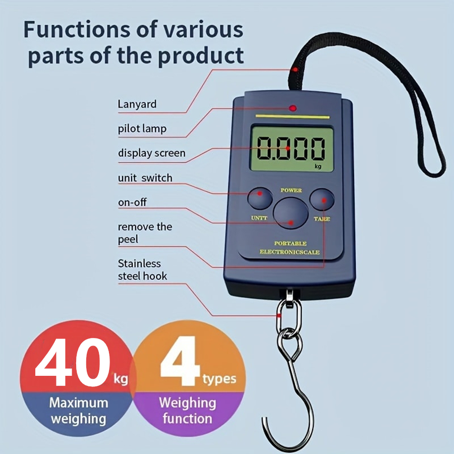 40kg Multifunctional Mini Elec - đánh giá và giá Useful Electronic Gadgets