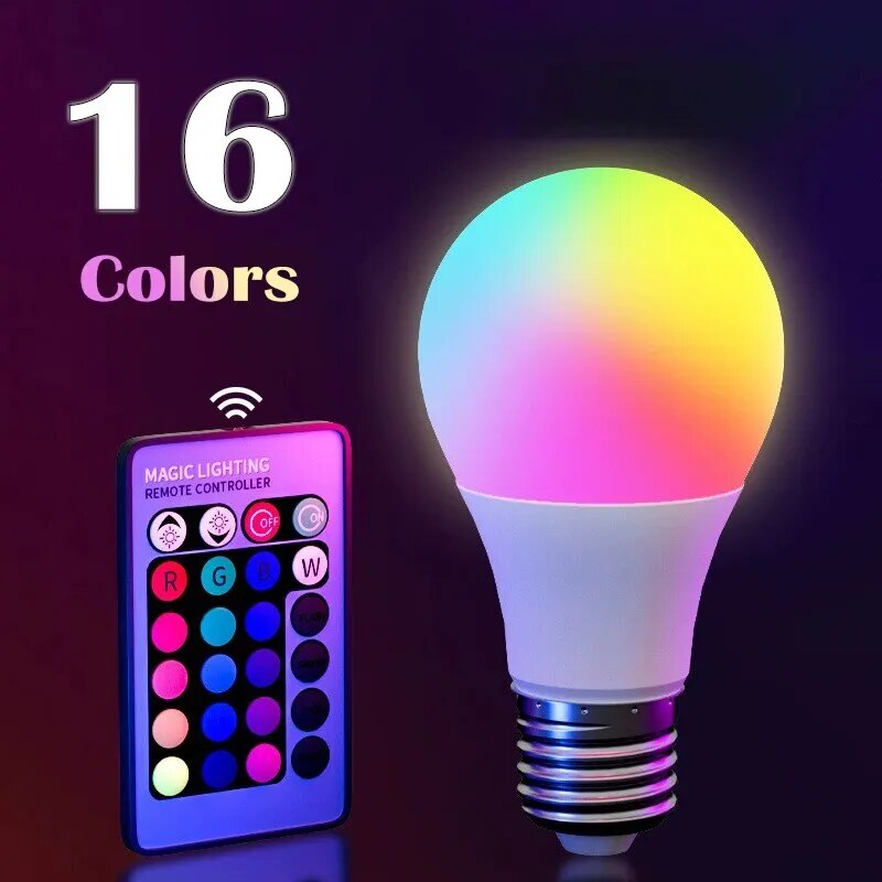 16 Colors RGB Bulb LED Multico - đánh giá và giá Electronics Gadgets For Home
