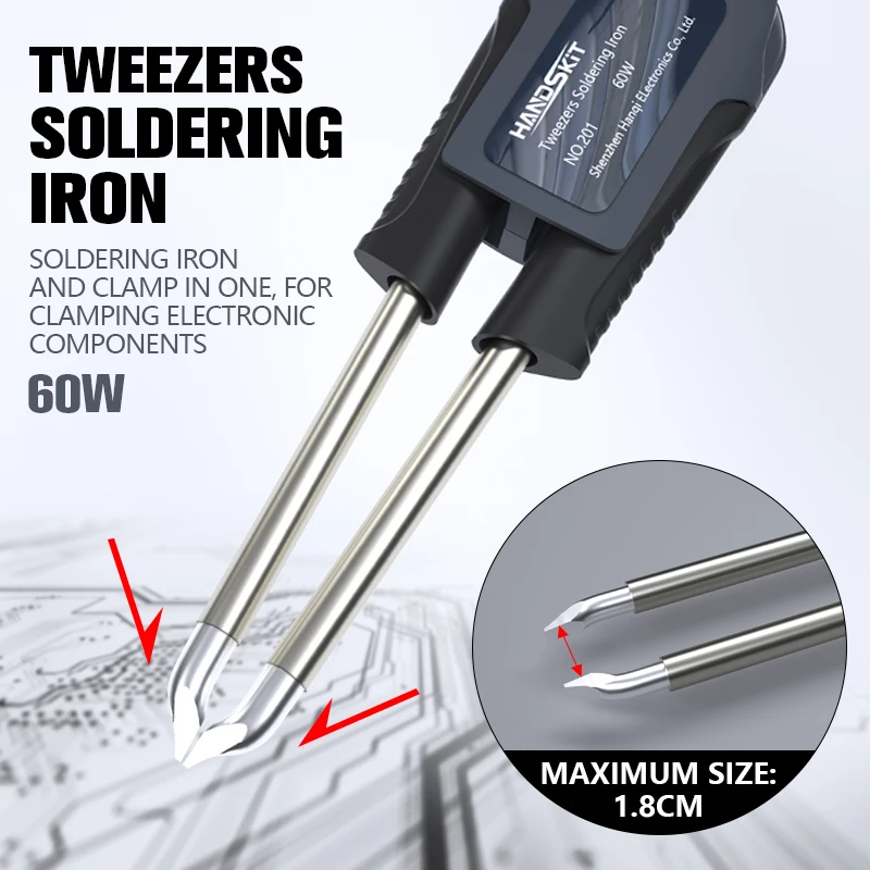 T12 Soldering Station Tweezers - đánh giá và giá Useful Electronic Gadgets