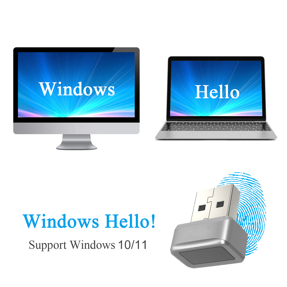 USB Fingerprint Key Reader 360 - đánh giá và giá Mini Pc Windows