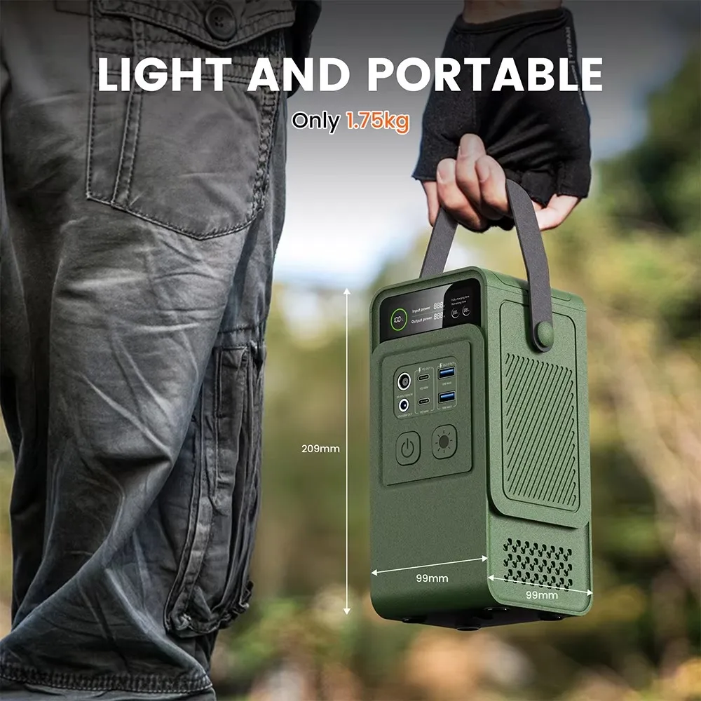 60000mAh 200W 192Wh Camping Po - đánh giá và giá Solar Powered Charger