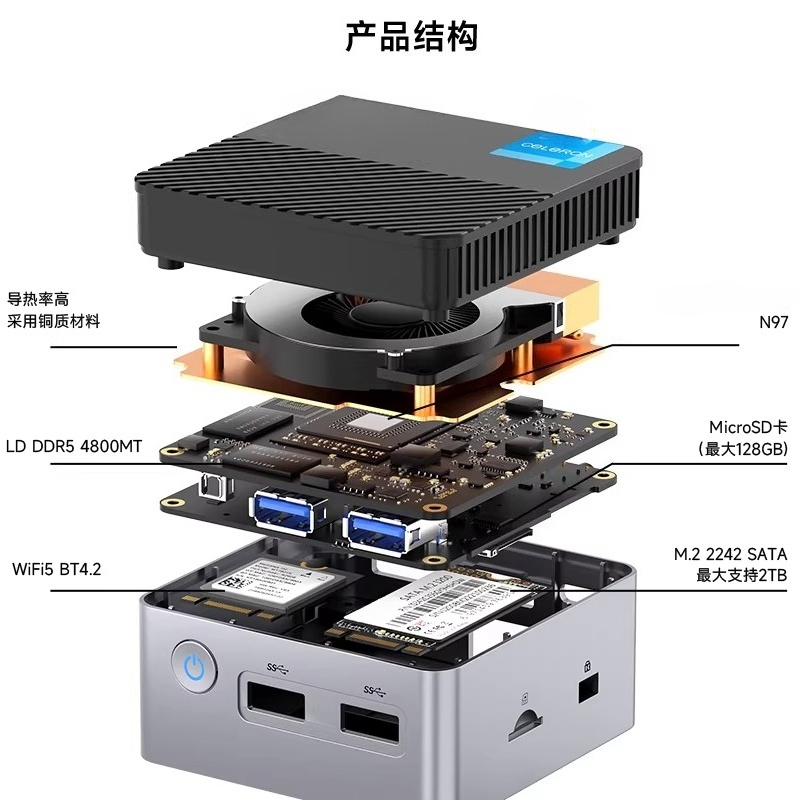 G5 Alder Lake N97 MINI PC Wind - đánh giá và giá Mini Pc Windows