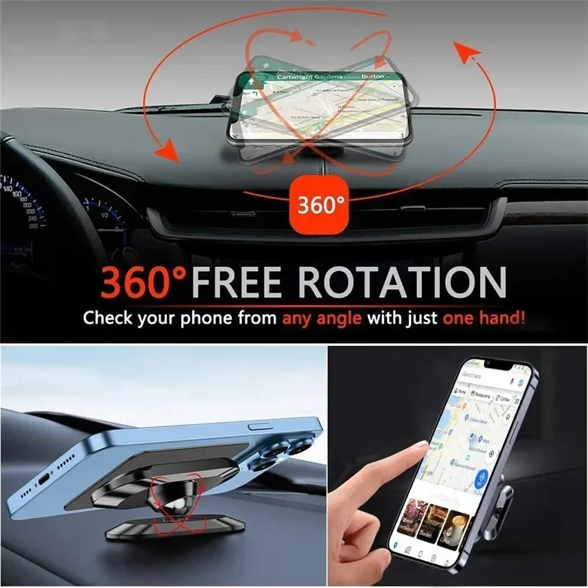 360° Magnetic Car Phone Holder - đánh giá và giá Useful Electronic Gadgets