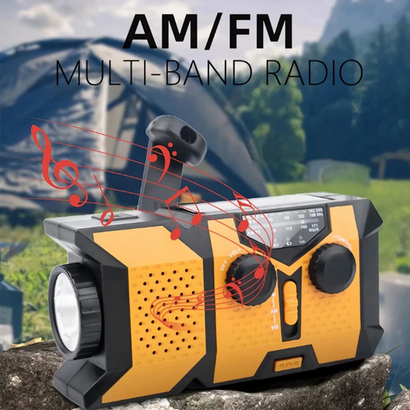 Solar Hand Crank Radio with LE - đánh giá và giá Solar Powered Charger