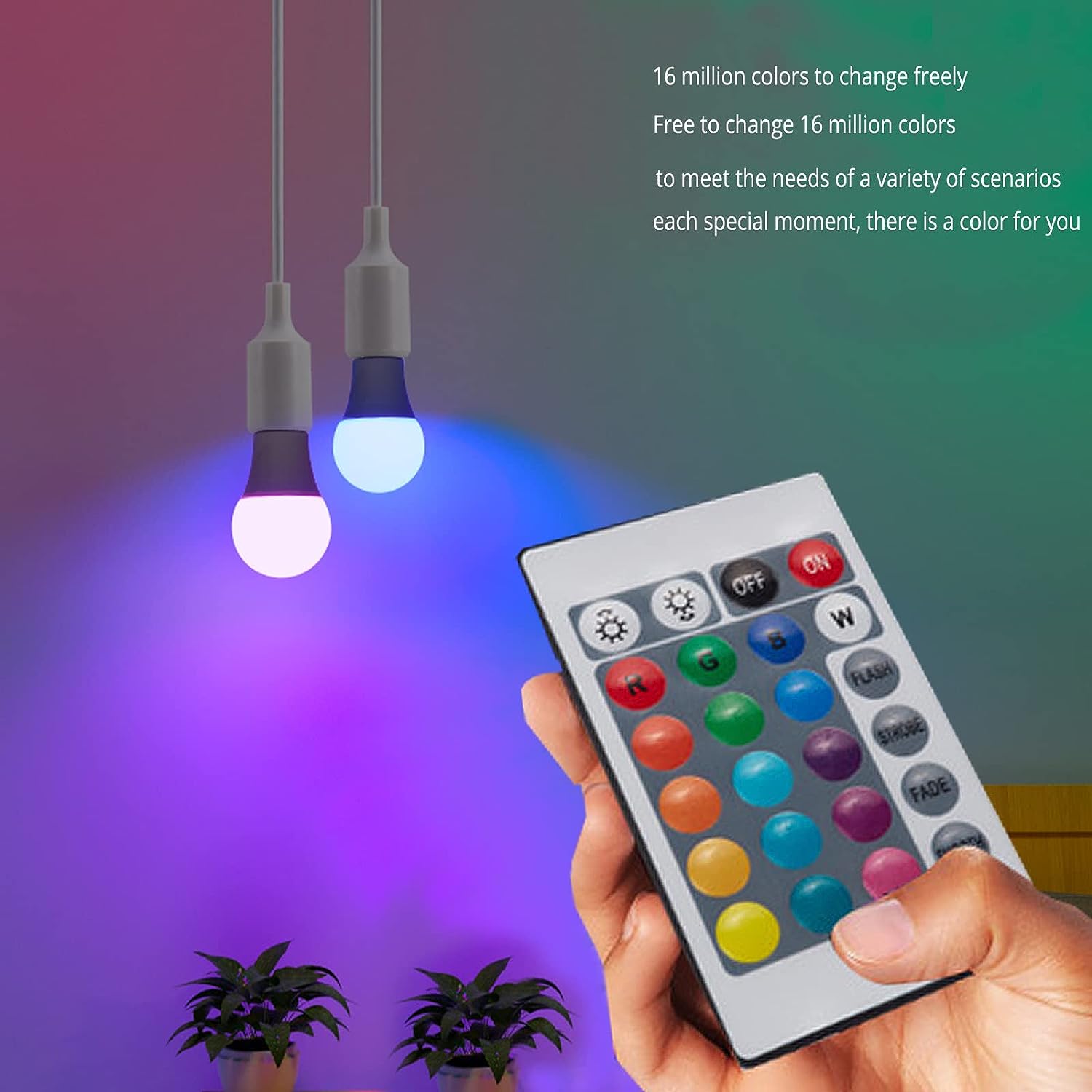 E27 220V 16 Colors RGB Bulb LE - đánh giá và giá Electronics Gadgets For Home