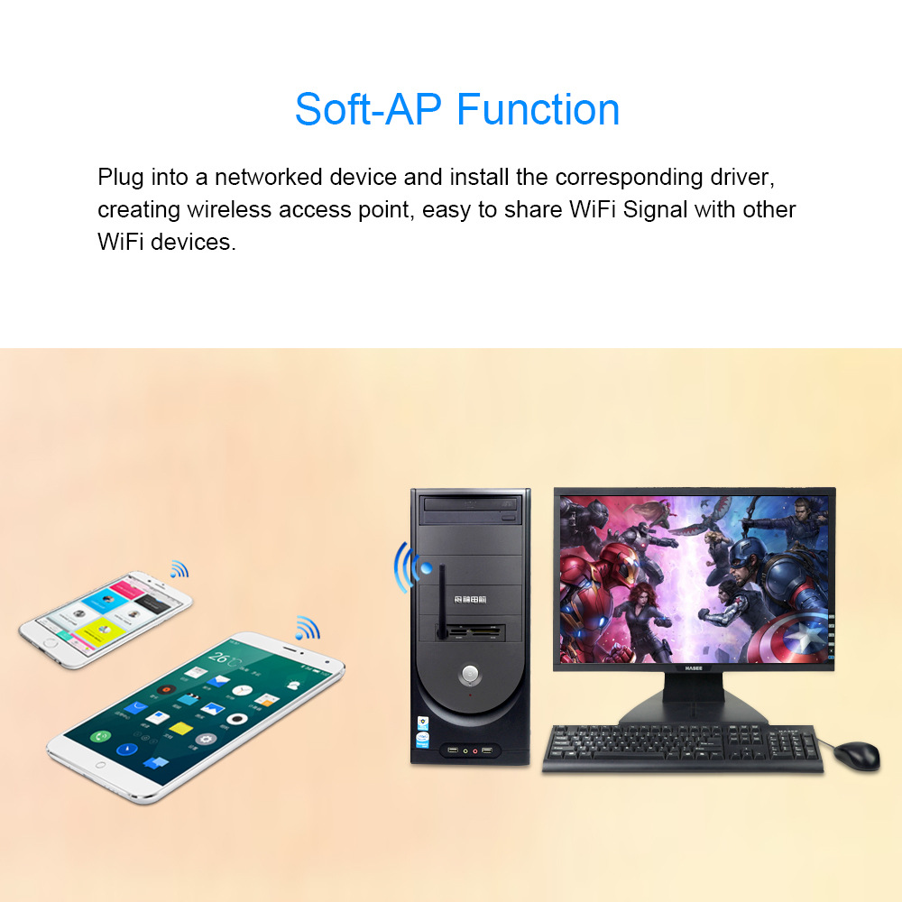 RTL8188 USB Mini Wifi Adapter  - đánh giá và giá Mini Pc Windows
