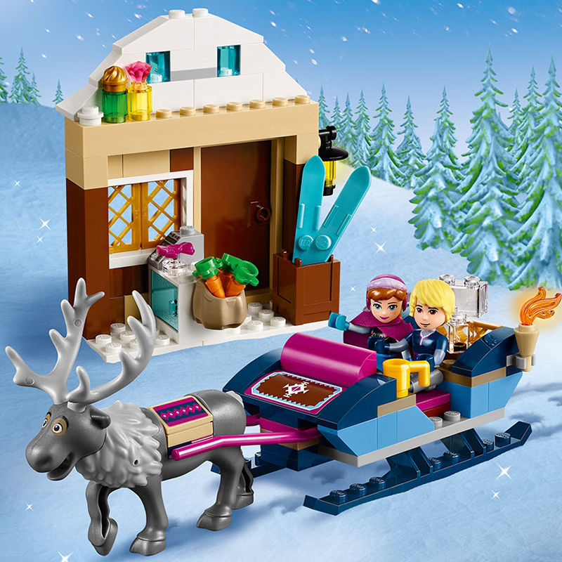 Princess Elsa Anna Skiing Sled - đánh giá và giá Elsa Gadget