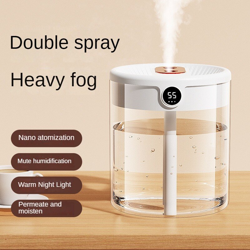 Mới 2L đôi phun tạo độ ẩm phun - đánh giá và giá Electronics Gadgets For Home