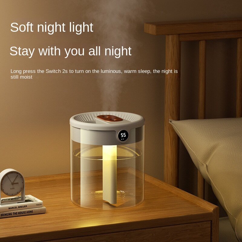 Mới 2L đôi phun tạo độ ẩm phun - đánh giá và giá Electronics Gadgets For Home