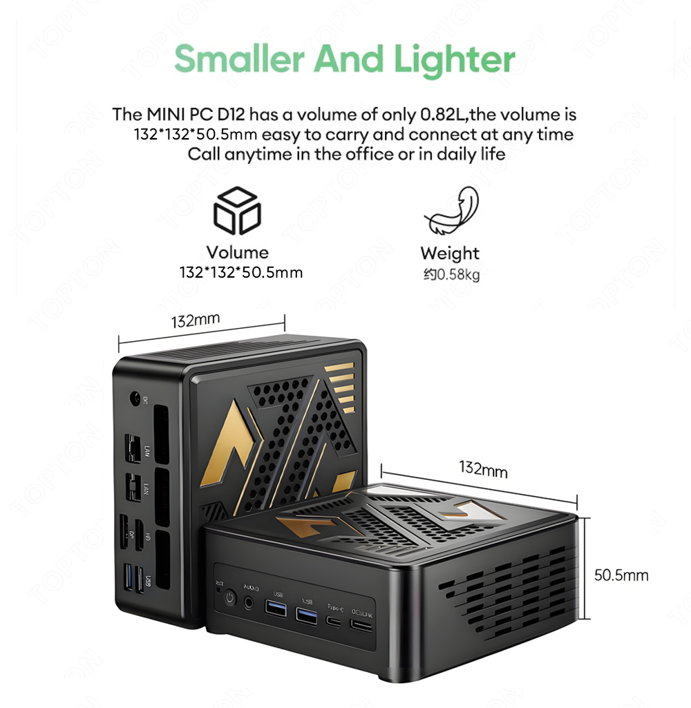 Topton OCuLink Mini PC Gamer A - đánh giá và giá Mini Pc Windows