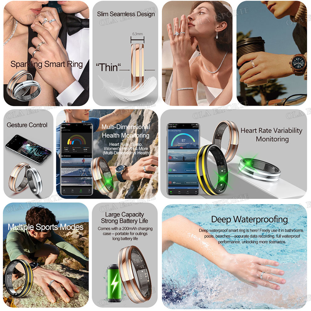 Gesture Sensing Smart Ring Out - đánh giá và giá Smart Ring Health