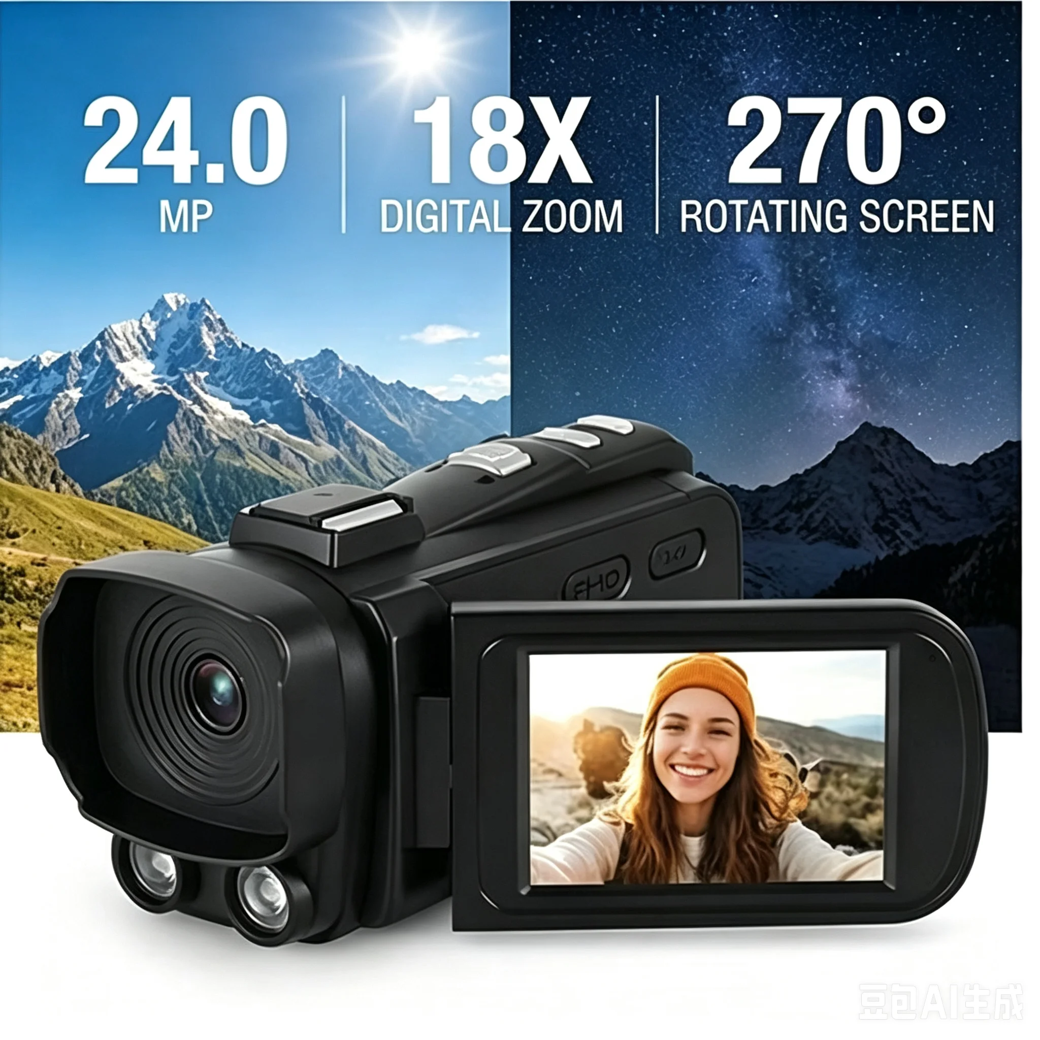1080P Full HD Digital Camera V - đánh giá và giá Electronics Gadgets For Home