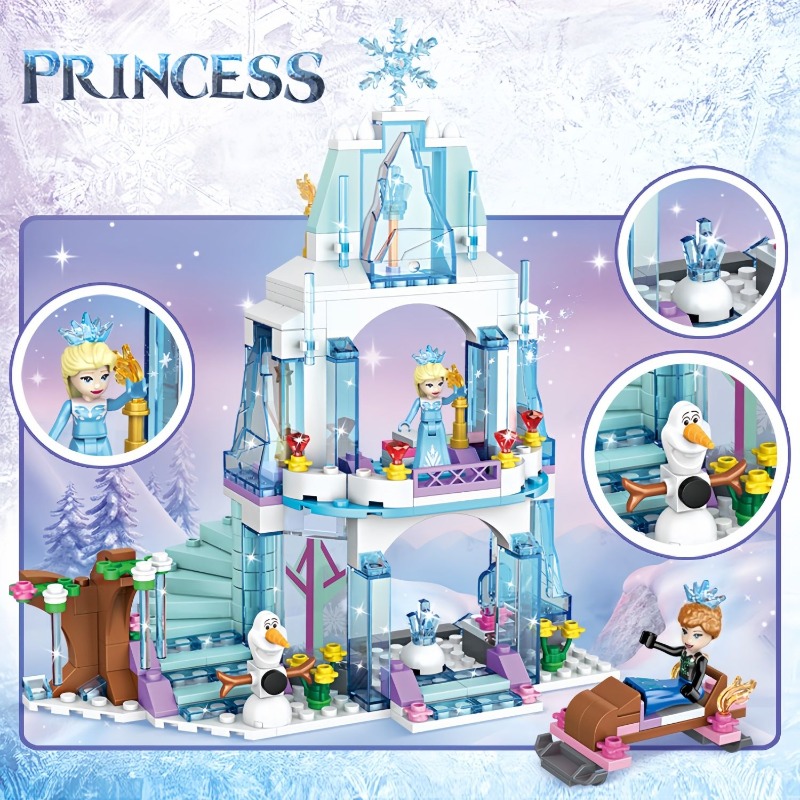 Elsa Ice Castle Building Block - đánh giá và giá Elsa Gadget