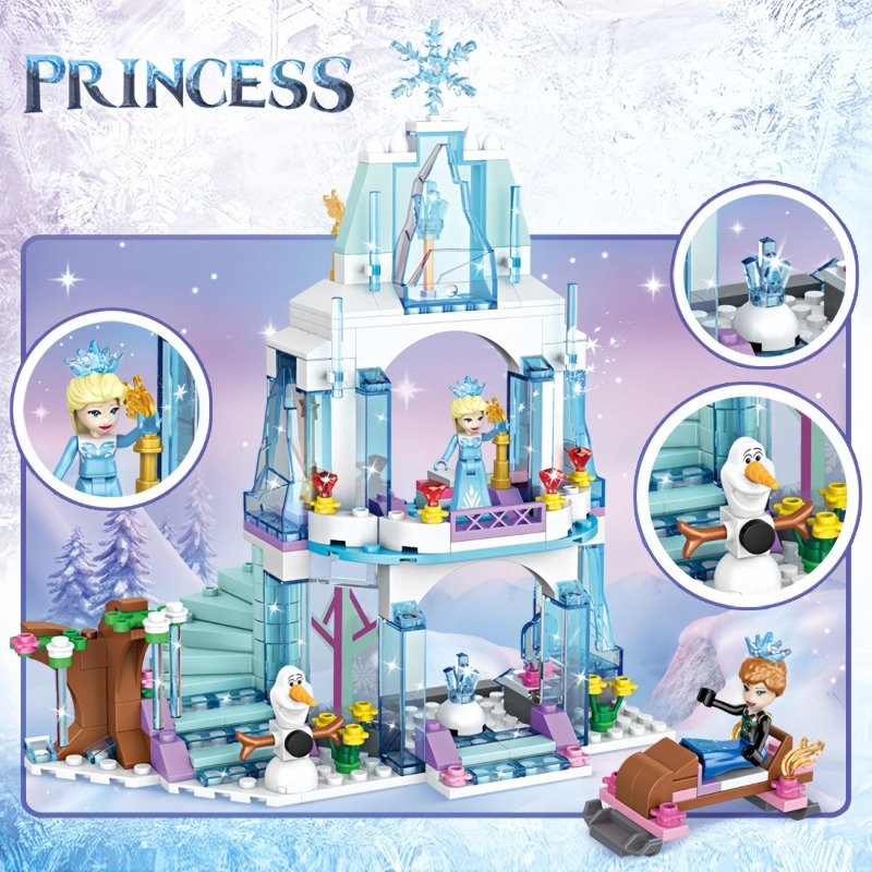 Elsa Ice Castle Building Block - đánh giá và giá Elsa Gadget