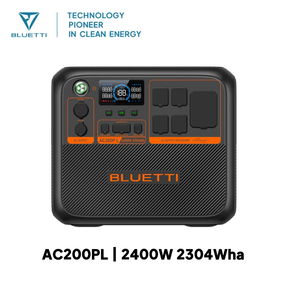 BLUETTI AC200PL Portable Power - đánh giá và giá Solar Powered Charger