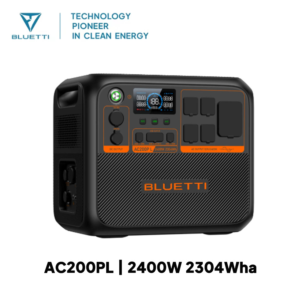 BLUETTI AC200PL Portable Power - đánh giá và giá Solar Powered Charger