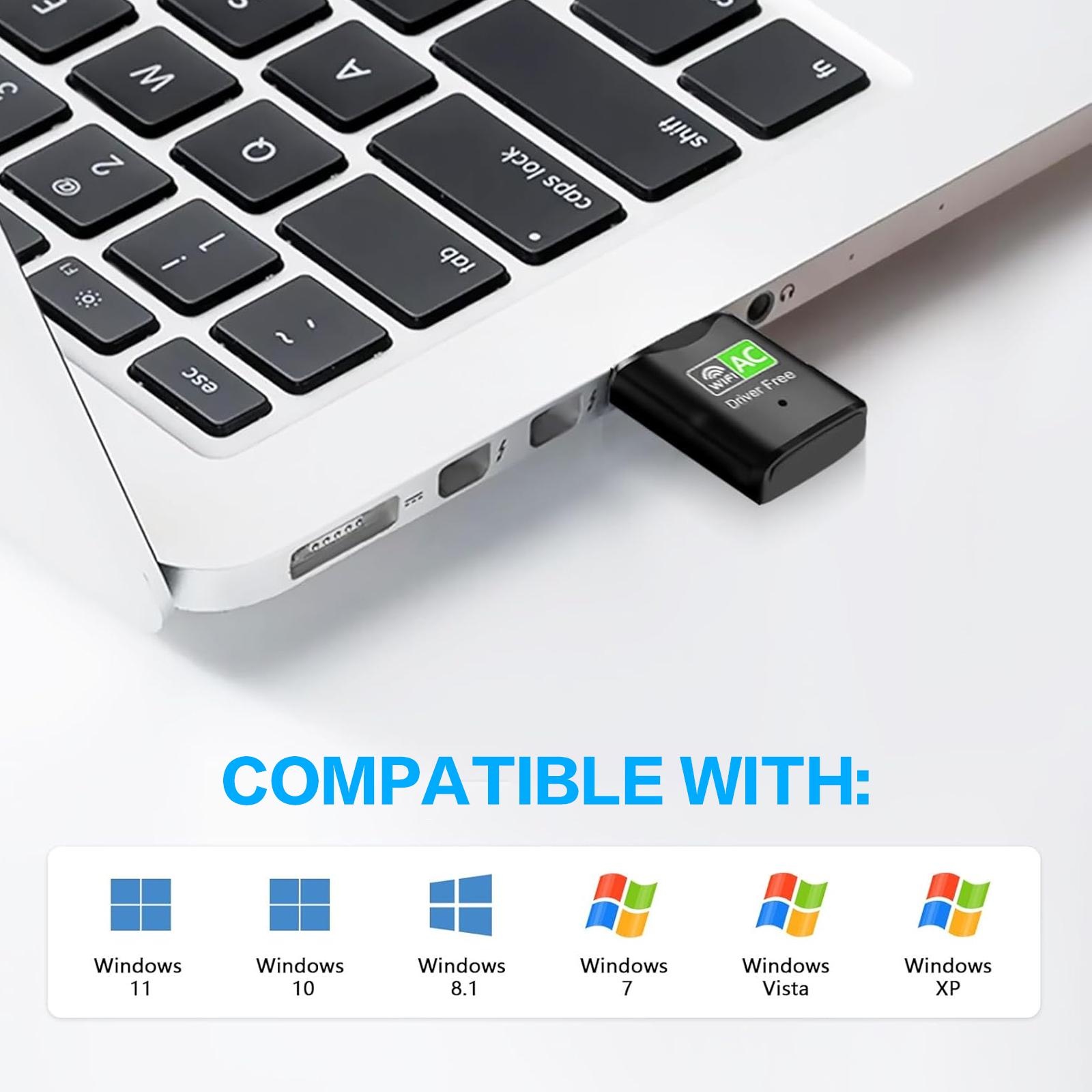 AC600 USB WiFi Adapter, Dual B - đánh giá và giá Mini Pc Windows